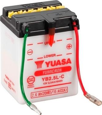 Yuasa YB2.5L-C - Стартерна акумуляторна батарея, АКБ avtolavka.club
