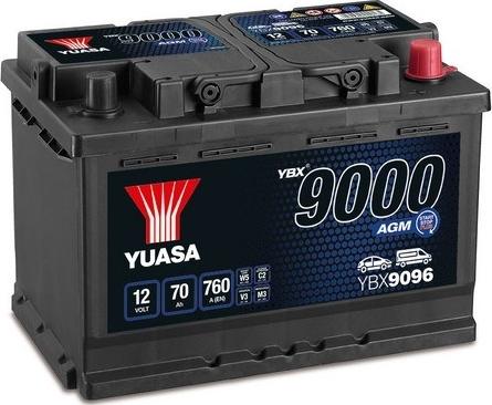 Yuasa YBX9096 - Стартерна акумуляторна батарея, АКБ avtolavka.club