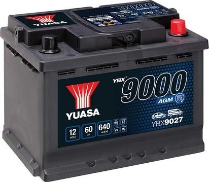 Yuasa YBX9027 - Стартерна акумуляторна батарея, АКБ avtolavka.club