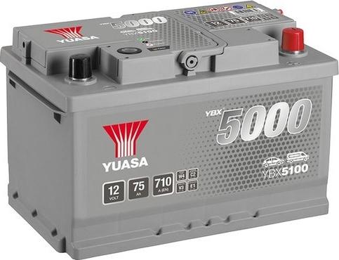 Yuasa YBX5100 - Стартерна акумуляторна батарея, АКБ avtolavka.club