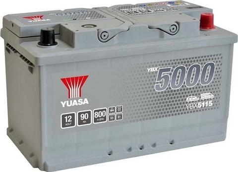 Yuasa YBX5115 - Стартерна акумуляторна батарея, АКБ avtolavka.club