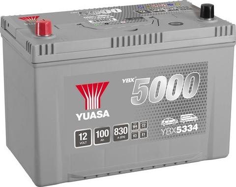 Yuasa YBX5334 - Стартерна акумуляторна батарея, АКБ avtolavka.club