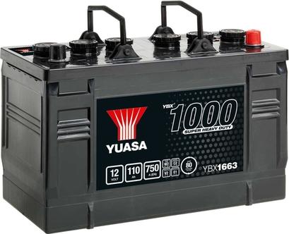 Yuasa YBX1663 - Стартерна акумуляторна батарея, АКБ avtolavka.club
