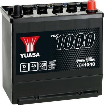 Yuasa YBX1048 - Стартерна акумуляторна батарея, АКБ avtolavka.club