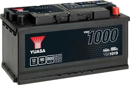 Yuasa YBX1019 - Стартерна акумуляторна батарея, АКБ avtolavka.club