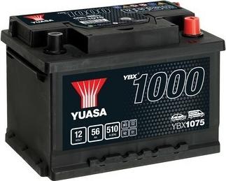 Yuasa YBX1075 - Стартерна акумуляторна батарея, АКБ avtolavka.club