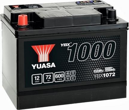 Yuasa YBX1072 - Стартерна акумуляторна батарея, АКБ avtolavka.club