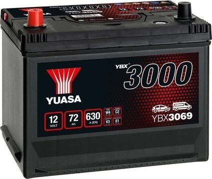 Yuasa YBX3069 - Стартерна акумуляторна батарея, АКБ avtolavka.club