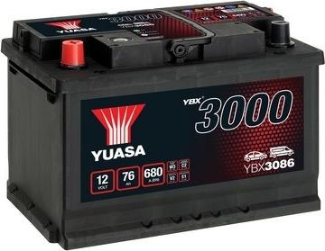 Yuasa YBX3086 - Стартерна акумуляторна батарея, АКБ avtolavka.club