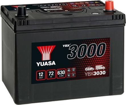 Yuasa YBX3030 - Стартерна акумуляторна батарея, АКБ avtolavka.club