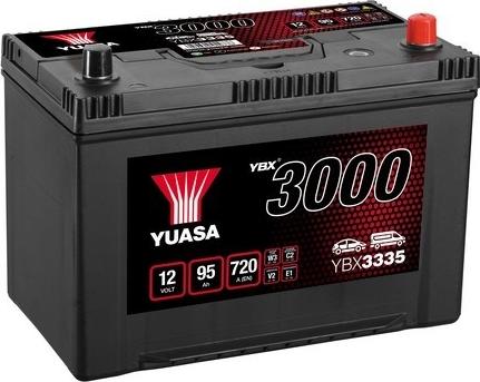 Yuasa YBX3335 - Стартерна акумуляторна батарея, АКБ avtolavka.club
