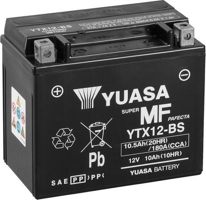Yuasa YTX12-BS - Стартерна акумуляторна батарея, АКБ avtolavka.club