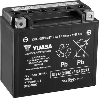 Yuasa YTX20HL-BS - Стартерна акумуляторна батарея, АКБ avtolavka.club