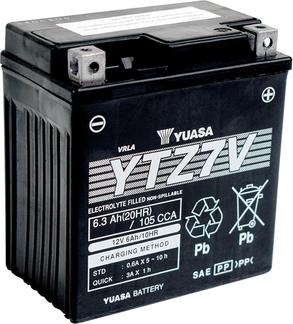 Yuasa YTZ7V - Стартерна акумуляторна батарея, АКБ avtolavka.club