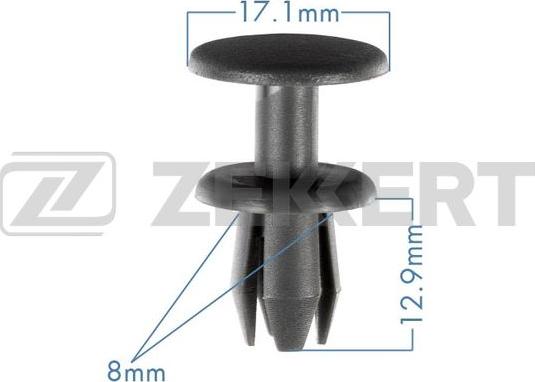 Zekkert BE-1205 - Зажим, молдинг / захисна накладка avtolavka.club