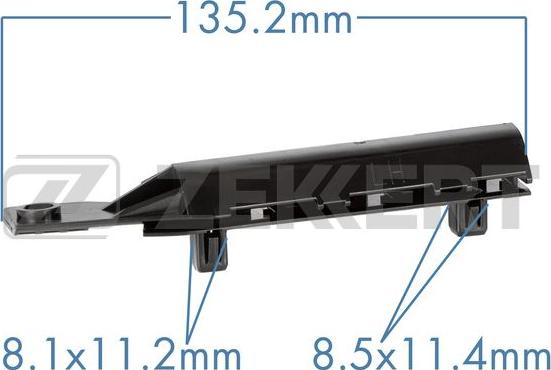 Zekkert BE-3557 - Зажим, молдинг / захисна накладка avtolavka.club