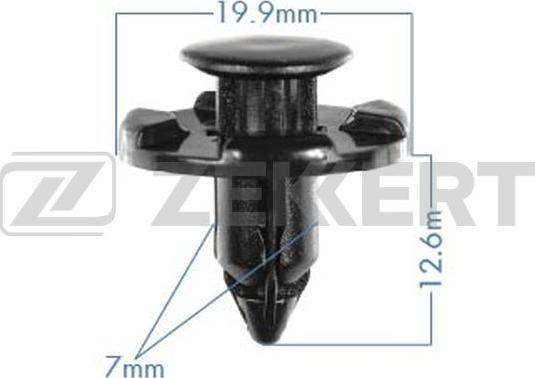 Zekkert BE-2338 - Зажим, молдинг / захисна накладка avtolavka.club