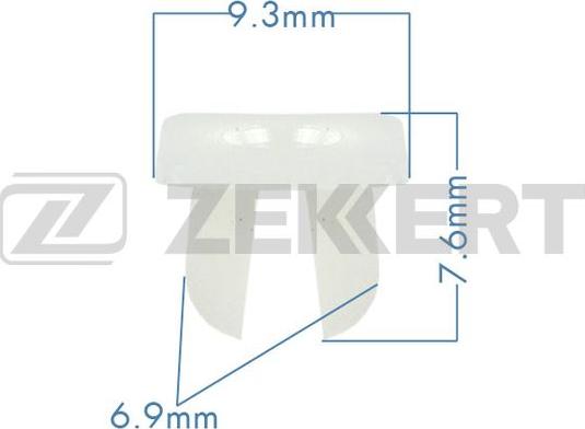 Zekkert BE-2270 - Зажим, молдинг / захисна накладка avtolavka.club