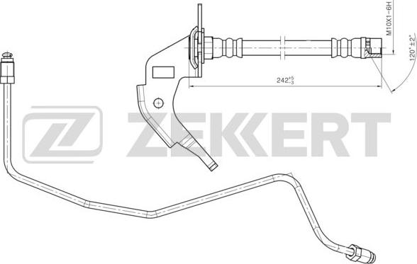 Zekkert BS-9459 - Гальмівний шланг avtolavka.club