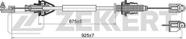 Zekkert BZ-1164 - Тросик газу avtolavka.club