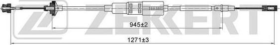 Zekkert BZ-1227 - Трос, управління зчепленням avtolavka.club