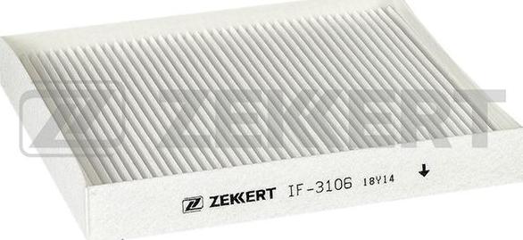 Zekkert IF-3106 - Фільтр, повітря у внутрішній простір avtolavka.club