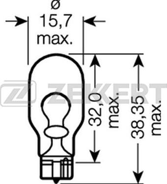 Zekkert LP-1090 - Лампа розжарювання, ліхтар покажчика повороту avtolavka.club