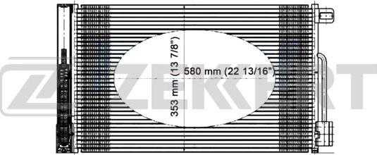 Zekkert MK-3006 - Конденсатор, кондиціонер avtolavka.club