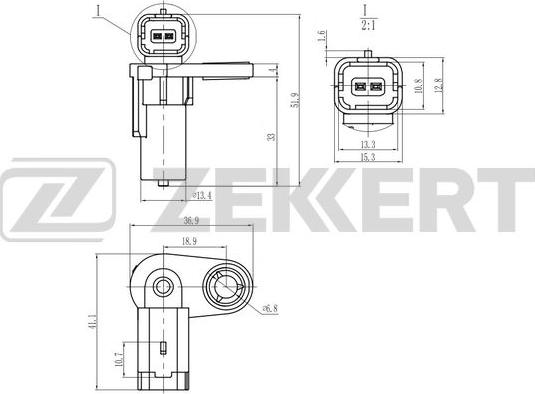 Zekkert SE-4097 - Датчик імпульсів, колінчастий вал avtolavka.club