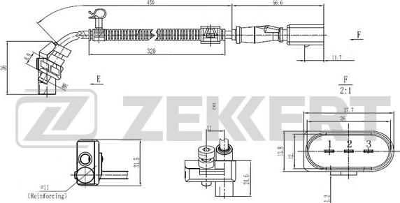 Zekkert SE-4061 - Датчик імпульсів, колінчастий вал avtolavka.club