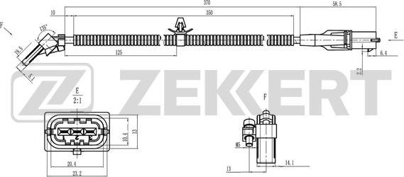 Zekkert SE-4088 - Датчик імпульсів, колінчастий вал avtolavka.club