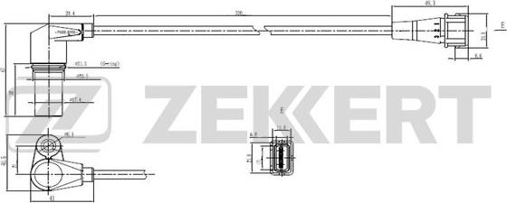 Zekkert SE-4035 - Датчик імпульсів, колінчастий вал avtolavka.club