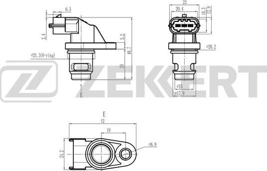 Zekkert SE-5049 - Датчик, положення розподільного валу avtolavka.club