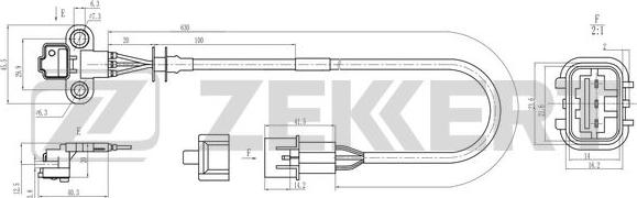 Zekkert SE-5046 - Датчик, положення розподільного валу avtolavka.club