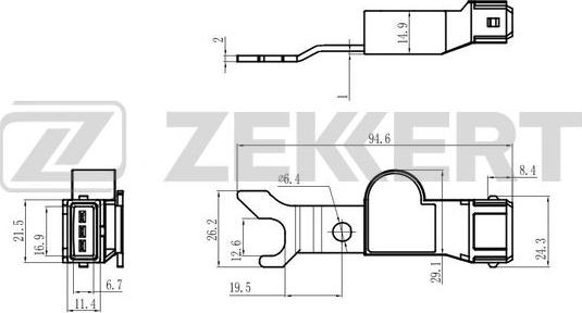 Zekkert SE-5058 - Датчик, положення розподільного валу avtolavka.club