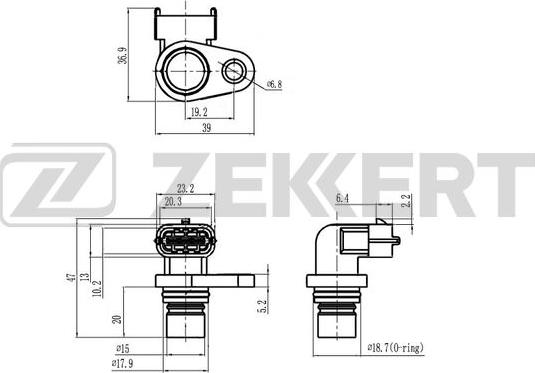 Zekkert SE-5036 - Датчик, положення розподільного валу avtolavka.club