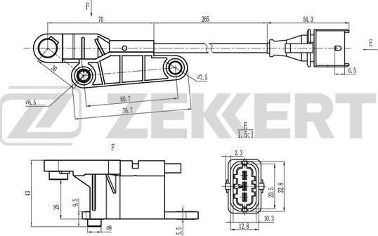 Zekkert SE-5032 - Датчик, положення розподільного валу avtolavka.club