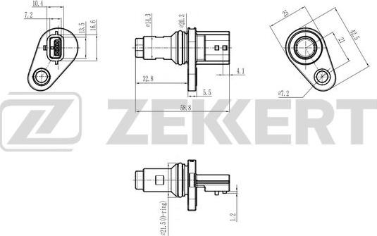 Zekkert SE-5037 - Датчик, положення розподільного валу avtolavka.club