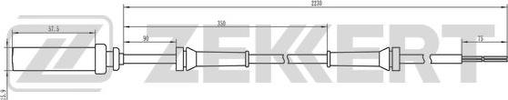 Zekkert SE-6022 - Датчик ABS, частота обертання колеса avtolavka.club