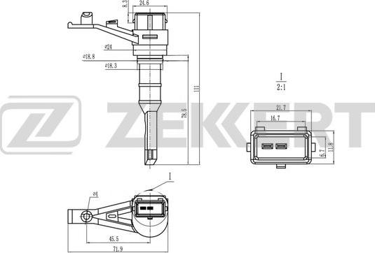 Zekkert SE-8501 - Датчик швидкості, спідометра avtolavka.club