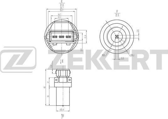 Zekkert SE-8513 - Датчик швидкості, спідометра avtolavka.club