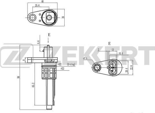 Zekkert SE-8512 - Датчик швидкості, спідометра avtolavka.club