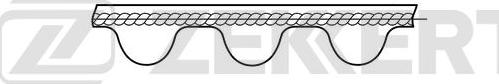Zekkert ZR-1050 - Ремінь ГРМ avtolavka.club