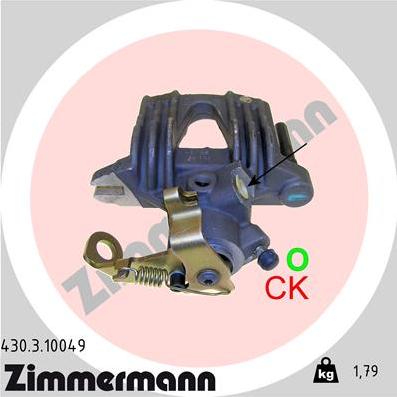 Zimmermann 430.3.10049 - Гальмівний супорт avtolavka.club