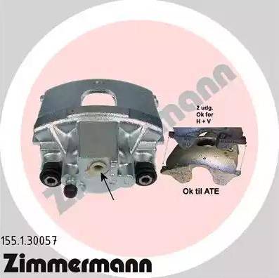 Zimmermann 155.1.30057 - Гальмівний супорт avtolavka.club