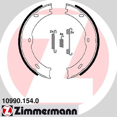 Zimmermann 10990.154.0 - Комплект гальм, ручник, парковка avtolavka.club