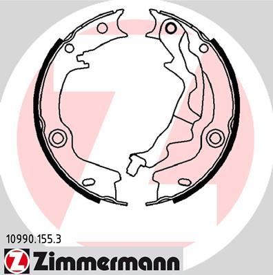 Zimmermann 10990.155.3 - Комплект гальм, ручник, парковка avtolavka.club