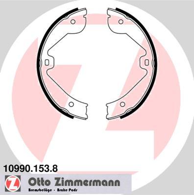 Zimmermann 10990.153.8 - Комплект гальм, ручник, парковка avtolavka.club