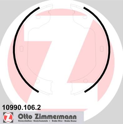Zimmermann 10990.106.2 - Комплект гальм, ручник, парковка avtolavka.club