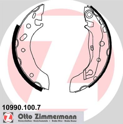 Zimmermann 10990.100.7 - Комплект гальм, барабанний механізм avtolavka.club